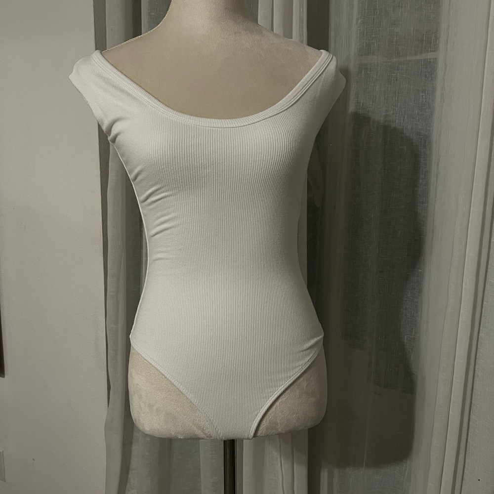 Elegant White Women's Bodysuit